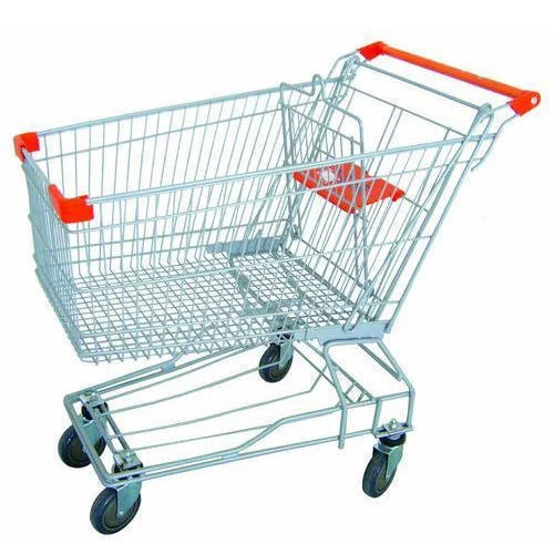 Supermarket Shopping Trolley - Color: Red