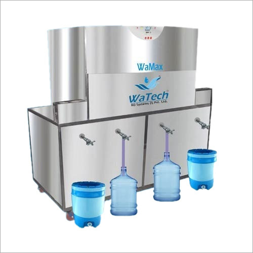 Jar Filling Water Cooler Machine - Color: Silver