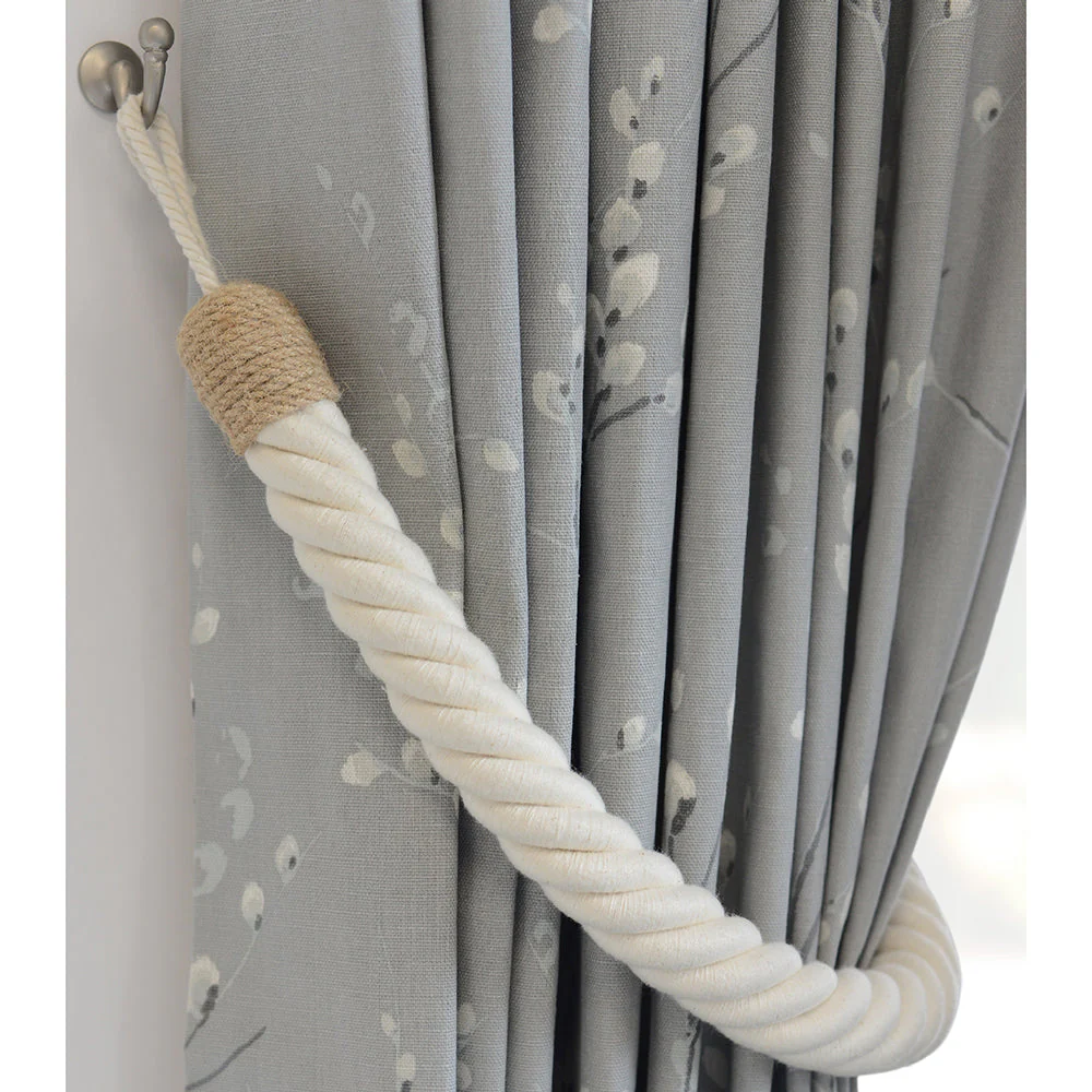 Cotton Rope Natural Tieback