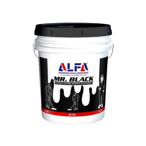 Mr Black High Tensile Rubberized Elastomeric Waterproof Liquid Membrane - Color: Transparent
