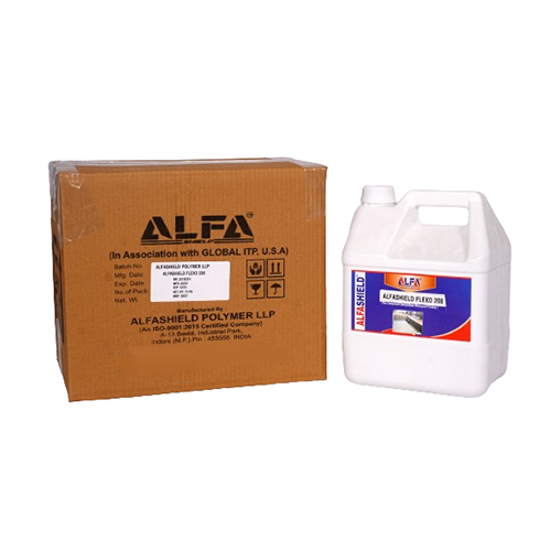 Alfashield Flexo 200 - 98% Purity Liquid Polymer Modified Flexible Cementitious Coating | Ideal for Irrigation & Recycling Water Treatment, Excellent Water Resistance, Versatile Surface Application