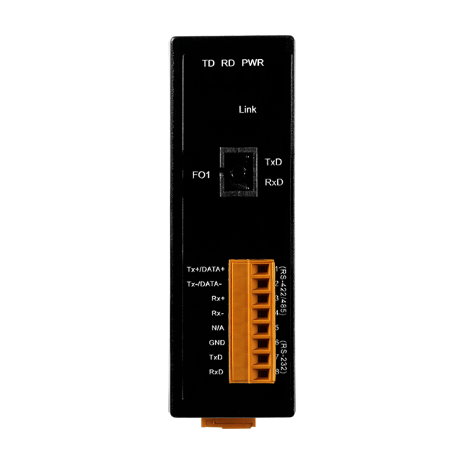 RS-232/422/485 to Fiber optic converter