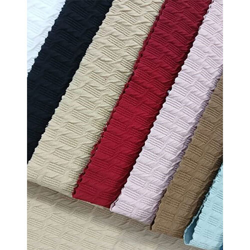 Fancy & Self Knit Fabrics - Color: Multicolour