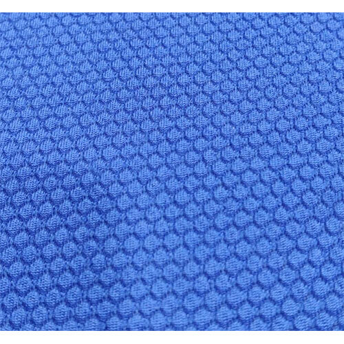 Popcorn Fabric For T-Shirt, Shirts & Top - Color: Blue