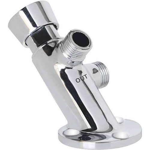 Push Type Foot Operated Tap - Color: Silver