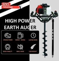 Earth Auger 72cc with 2.5 inch bit