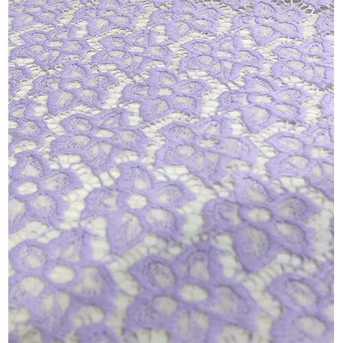 Fanc Nets In Plain & Prints For Tops & Dresses - Color: Lavender