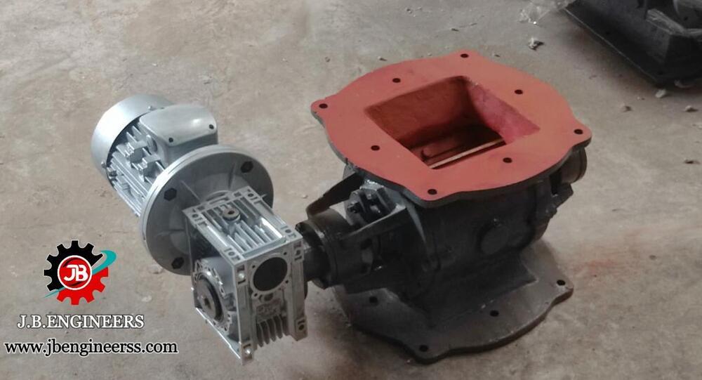 Direct Drive Rotary Airlock Valve - Color: Grey