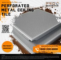 Metal Perforated Grid Ceiling Tiles