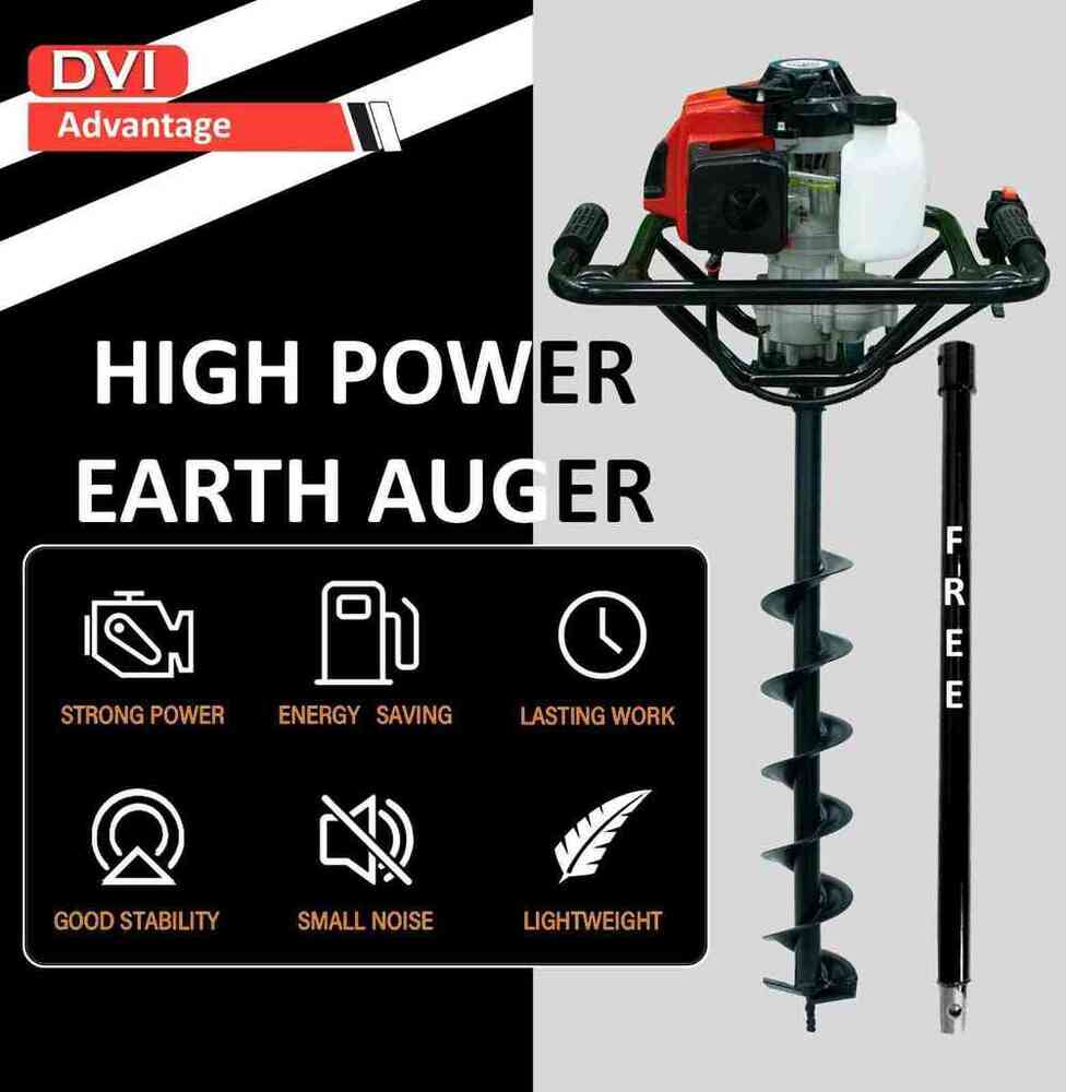 Earth Auger 72cc With 4 Inch Bit - Automatic Grade: Semi-automatic