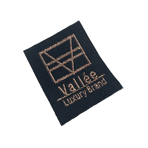 Woven Clothing Label - Premium Cloth Material, Standard Rectangular Shape, Elegant Black Color | Durable and Versatile for All Garment Types