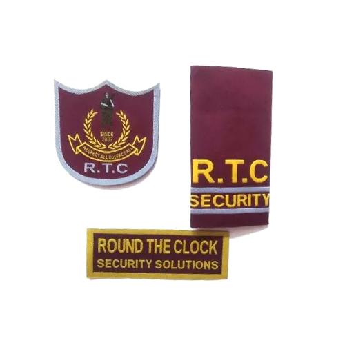 Security Uniform Labels - Material: Cloth