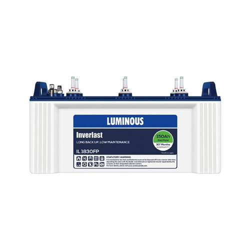 Luminous Inverlast Il1830Fp 150Ah Battery - Color: White