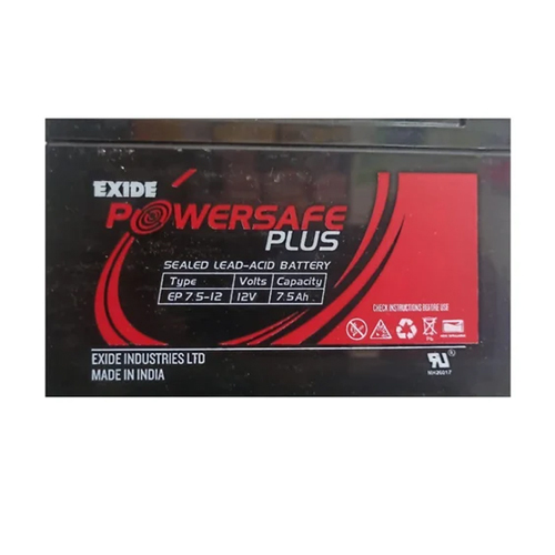 Exide EP7.5-12 Powersafe Plus 7.5AH SMF Exide Battery