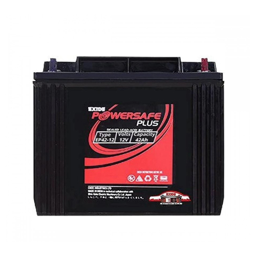 Exide Ep26-12 Powersafe Plus 26Ah Smf Exide Battery - Color: Black