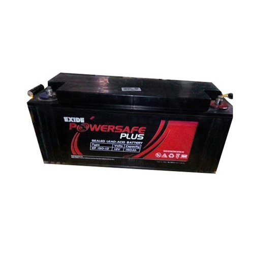 Exide Ep150-12 Powersafe Plus 150Ah Smf Exide Battery - Color: Black