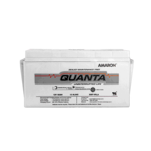 Amaron Quanta 12Al065 65Ah Smf Battery - Color: White