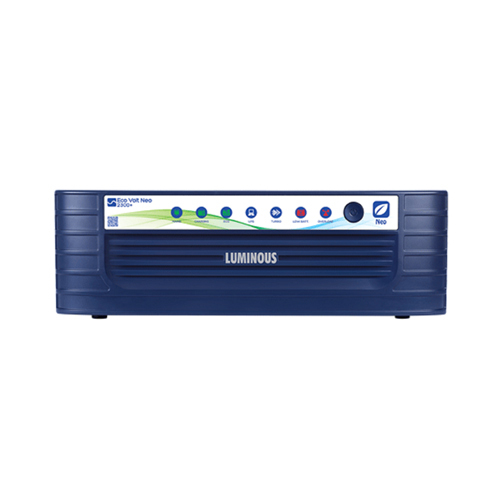 Luminous Eco Volt Neo 2300+ - 24V Sine Wave Home UPS, 220-240V Rated Voltage, 50-60 Hz Frequency, Blue Color, Short Circuit & Overvoltage Protection