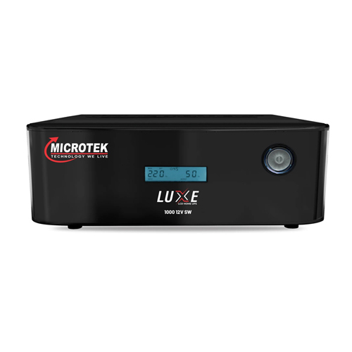 Microtek Luxe Sw 1200 Sine Wave Home Ups - Color: Black