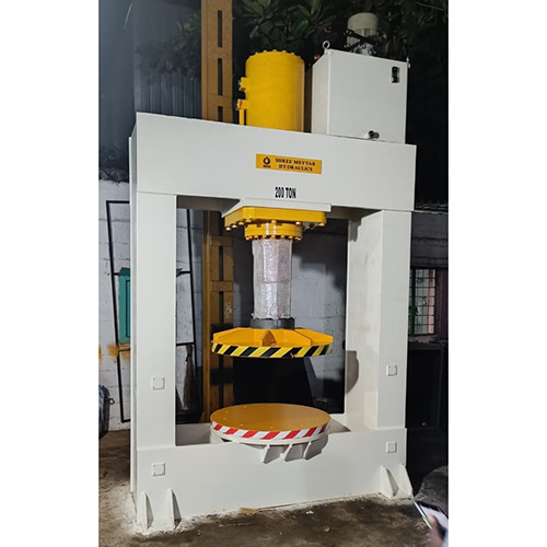 200 Ton Hydraulic Fitment Press - Usage: Industrial