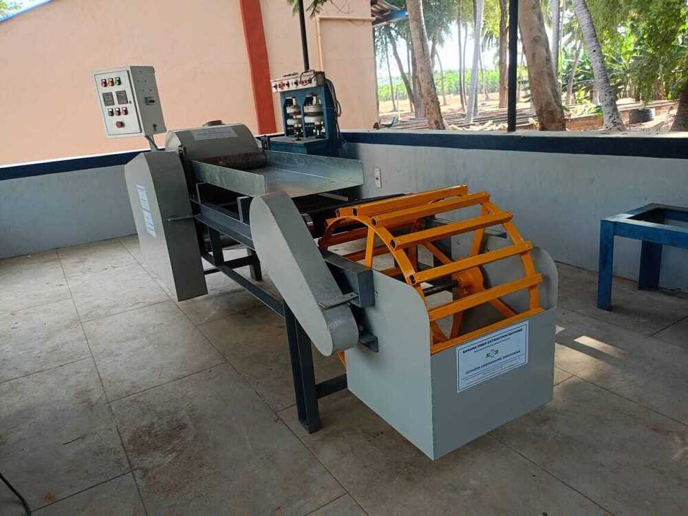 Banana Fiber Extraction Machine - Material: Mild Stewl