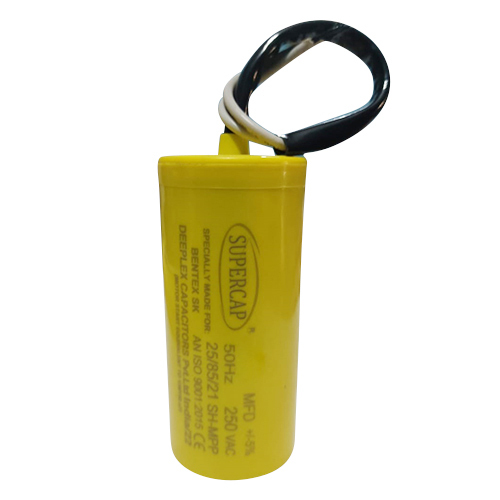 50Hz 250VAC Yellow Capacitor