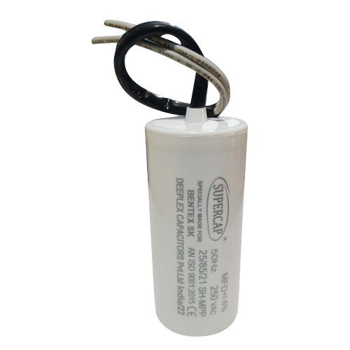 50Hz 250VAC White Capacitor