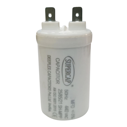 50Hz 440VAC White Capacitor