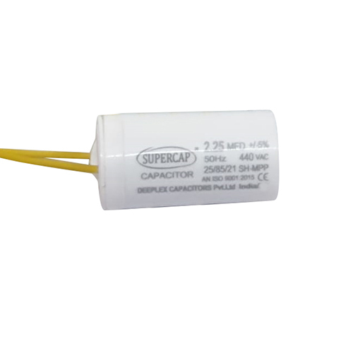 2.25MFD 440VAC White Capacitor