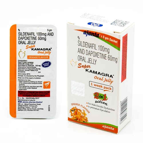 100mg Oral Jelly - 100mg Solid Tablet Form | Treats Erectile Dysfunction, Pulmonary Hypertension, Easy to Swallow