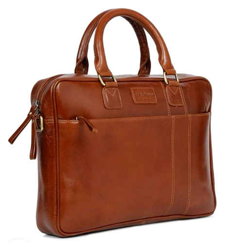 Premium Quality Leatherite Laptop File Bag - Color: Different Availabe