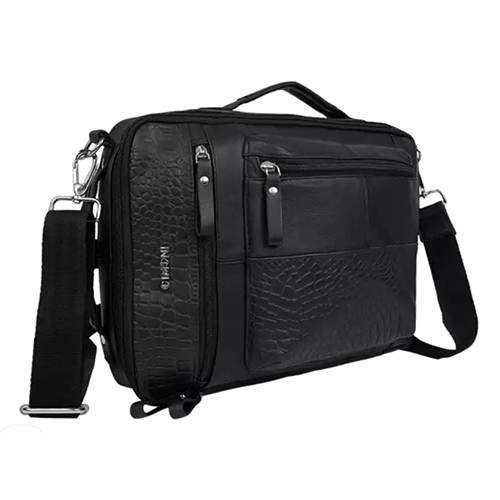 Pu Leatherite Money Bag - Color: Black