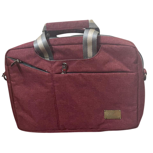 Khadi Pu Mettee Laptop File Bag - Color: All Color