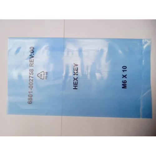 Lldpe Industrial Plastic Bags - Color: Blue