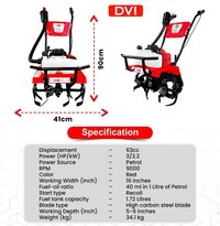 63cc mini power tiller