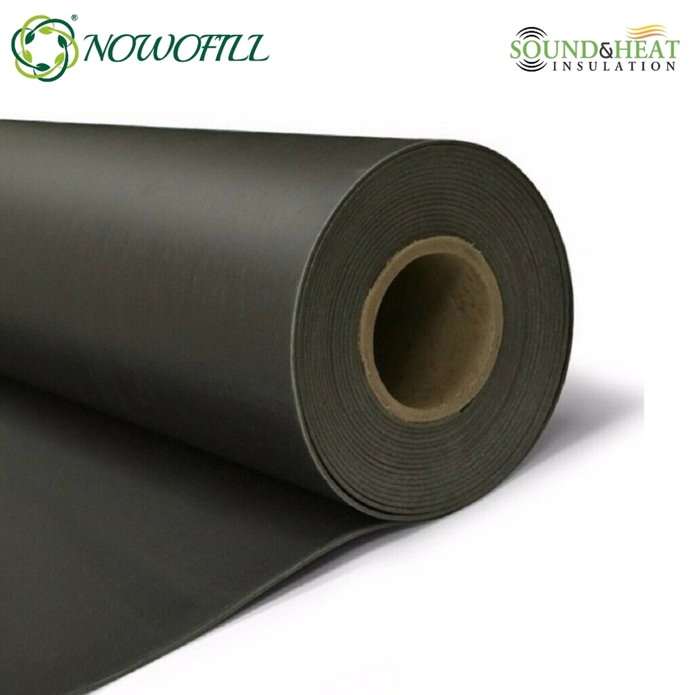 Mlv Soundproofing Material - High-density Polymer/rubber Composite, 2mm Thick, 10m Length, Black | Lightweight, Fire Resistant, Moisture Resistant, Easy Installation