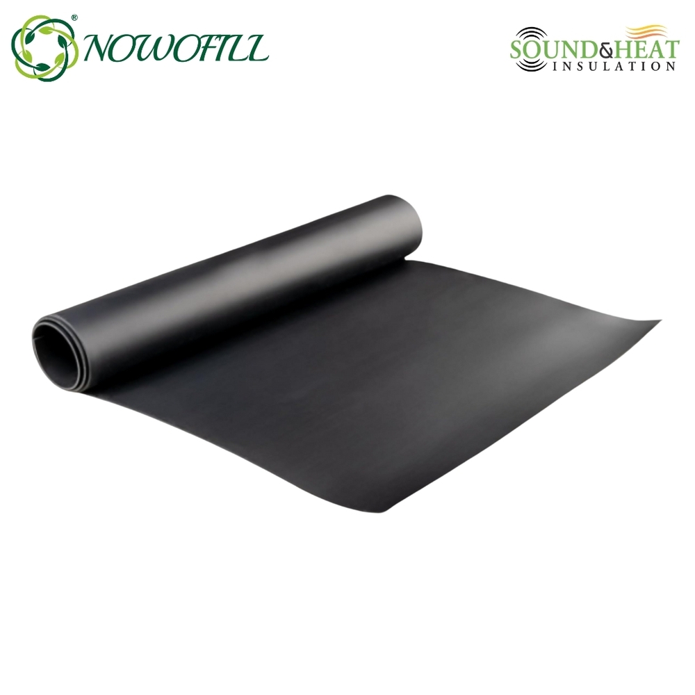 Mlv Soundproofing Material - High-density Polymer/rubber Composite, 2mm Thick, 10m Length, Black | Lightweight, Fire Resistant, Moisture Resistant, Easy Installation