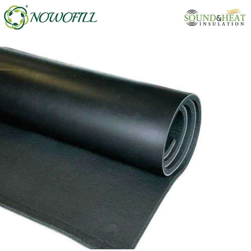 Mlv Soundproofing Material - High-density Polymer/rubber Composite, 2mm Thick, 10m Length, Black | Lightweight, Fire Resistant, Moisture Resistant, Easy Installation
