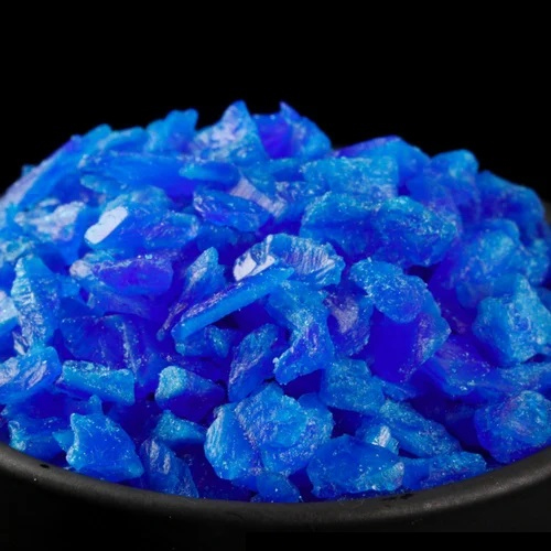 Copper Sulphate 24 -25% Crystal For Fertilizer - Color: Blue