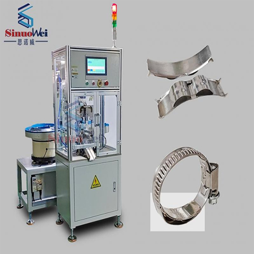 होज क्लैंप मुआवजा टुकड़ों की असेंबली मशीन