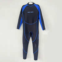 1mm Diving Skin Suit - Color: Black & Blue