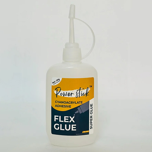 50 Gm Flex Glue Cyanoacrylate Adhesive - Color: Clear Transparent