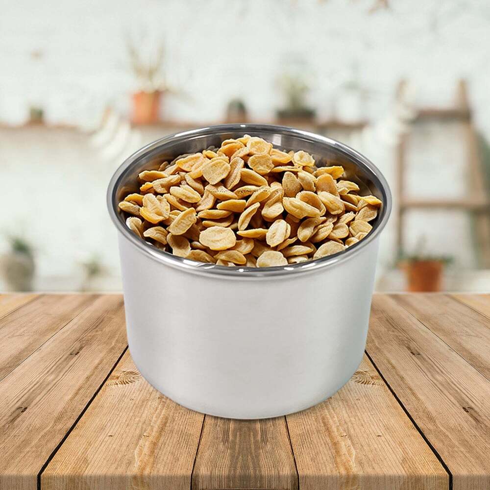 Multipurpose Stainless Steel Airtight Containers swith See Through Lid