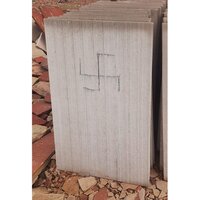 White Natural Calibration Sandstone Slab - Polished Grey Sandstone, Different Sizes Available | Ideal For Industrial Applications