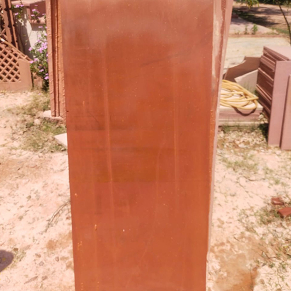 Dholpur Red Sandstone Slab - Available in Various Sizes and Thicknesses | Durable for Indoor and Outdoor Applications, Elegant Paving and Cladding Solutions