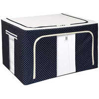 66 Ltr Living Storage Boxes Foldable Stackable Cloth Organizer - Material: Canvas