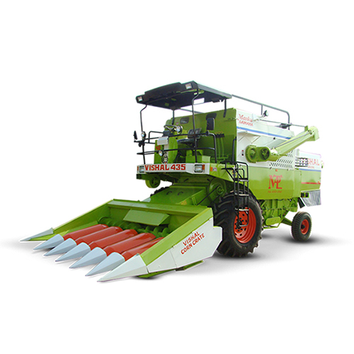 Vishal 435 Corn Collector Maize Special Combine Harvester - Material: Mild Steel