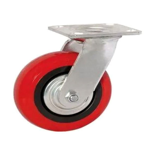 Mred Brake Caster Wheel - Finish: Powder Coated