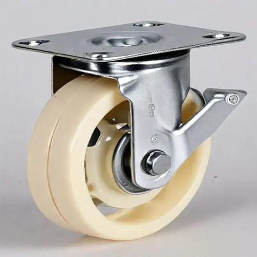 Gipp Bolt Swivel Caster Wheel - Color: Off White