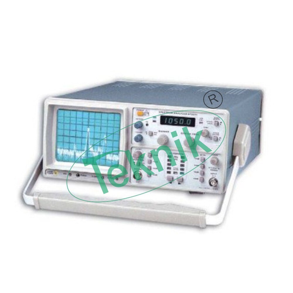 1 Ghz Spectrum Analyser - Crt 6 Inch Display, 285x125x380 Mm, 7 Kg | Frequency Range: 150khz To 1050mhz, Built-in Tracking Generator, 4 Digit Display